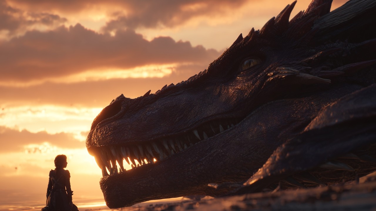Thirsting for Ages, the Alien Dragon Implored a Human Girl for Water | HFY Sci-Fi