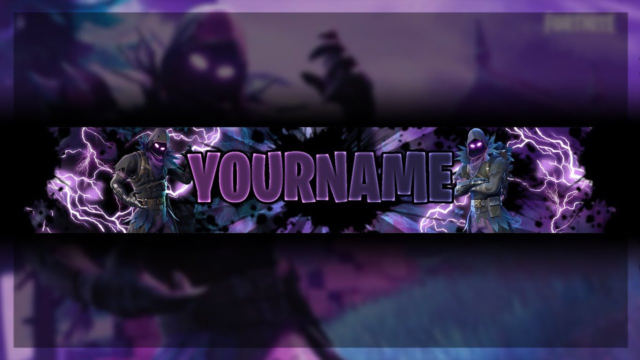 Fortnite Raven Youtube Banner | Free Fortnite Channel Art ...