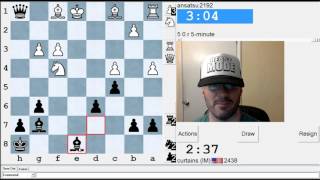 5 minute chess #484: ansatsu vs IM Greg Shahade
