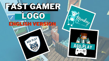 How to MAKE a GAMING - GAMER - STREAMER Logo Fast TUTORIAL using Canva - Minecraft Logo 101