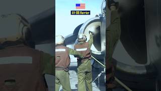 Why Are Marines Spraying Water Into an AV-8B Harrier’s Jet Engine⁉️