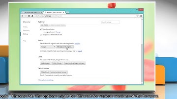 How to Set Default Search Engine in Google™ Chrome