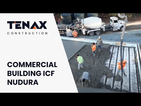 Commercial Building Construction with Nudura Insulated Concrete Forms ICFs
