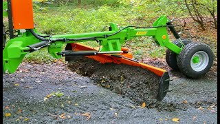 NOPOZM  Herkules Super elektro  Nivelátor Rovnání lesní cesty.