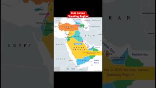 Indo Iranian speaking region #map #upsc #geography #iran #Israel #iraq #turkey #syria #mapseries