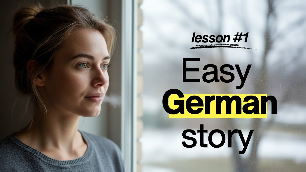 She Just Moved to Germany 🇩🇪 | A Simple A1 German Story for Beginners