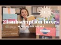PART 2 -  21 NEW SUBSCRIPTION BOXES | Unboxing & Reviewing Popular Subscription Boxes 2020