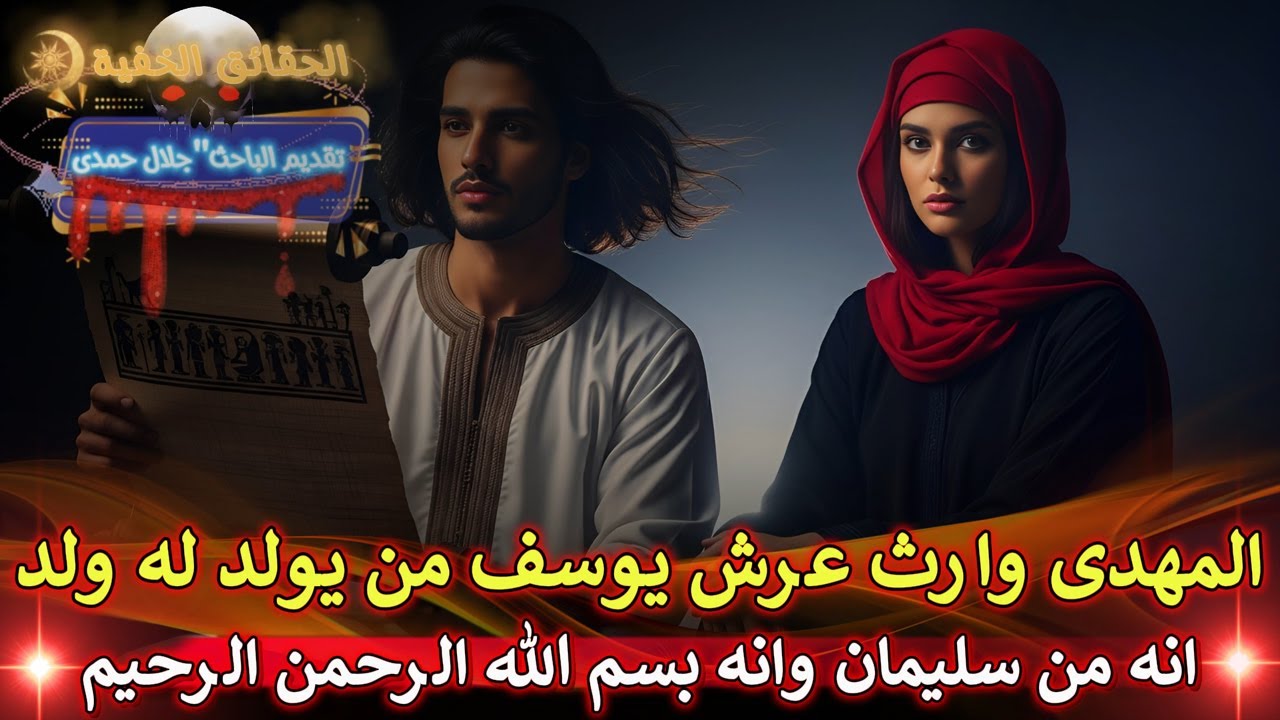 المهدى المنتظر وارث عرش يوسف من يولد له ولد انه من سليمان وانه بسم الله الرحمن الرحيم // على الابواب