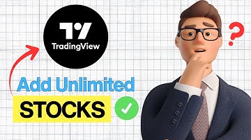 How To ADD UNLIMITED Stocks In TradingView Watchlist (EASY) 2025