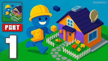 Toy City: Block Building 3D - Gameplay Walkthrough Part 1 - Build A Toy World In 3D (iOS, Android)