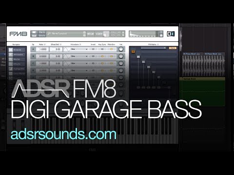 NI FM8 - DIgital Garage Bass - How To Tutorial