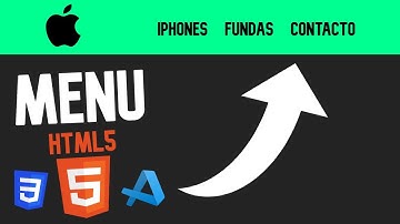 👉 como Hacer un MENÚ en HTML5 😱
