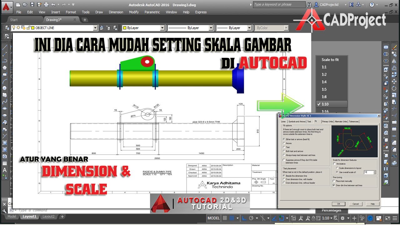 Cara Menghapus Dimensi Di Autocad