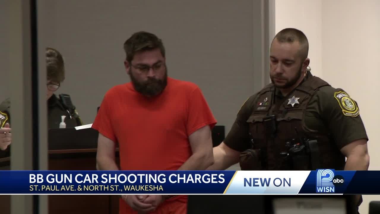 Waukesha man accused of shooting BB gun at moving car - YouTube