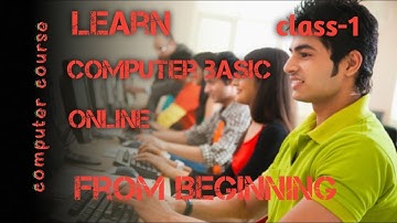 Computer basic knowledge in hindi class 1 / कंप्यूटर सीखे बिलकुल शुरू से क्लास 1/ computer course