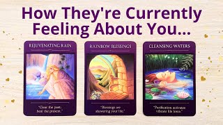 💋HOW DO THEY FEEL ABOUT YOU NOW? 💐PICK A CARD 😘 LOVE TAROT READING 💃TWIN FLAMES 👫 SOULMATES