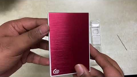 SEAGATE ONE TOUCH 2TB Unboxing.
