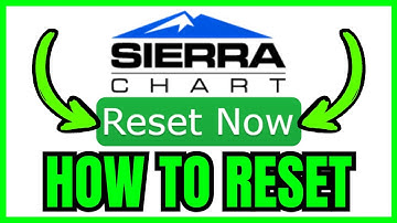 How To RESET Sierra Chart (QUICK & EASY) 2025