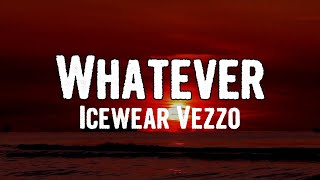 Icewear Vezzo - Whatever (Lyrics)