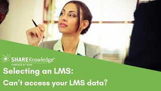 Selecting An Lms Can T Access Your Lms Data?