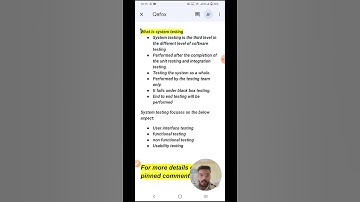 What is System Testing?   | 1 minute - Software Testing Shorts #10 | #softwareqa