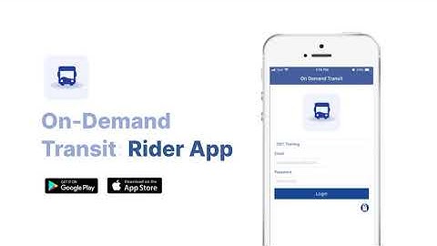 On-Demand Transit Rider App