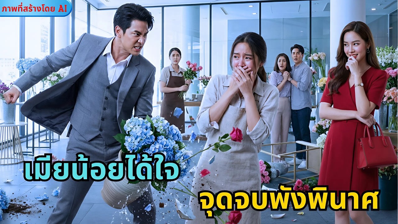 สามีปล่อยเมียน้อยดูถูกเมียว่าเป็นคนจัดดอกไม้… ก่อนช็อกเมื่อมหาเศรษฐีมารับเธอกลับคฤหาสน์