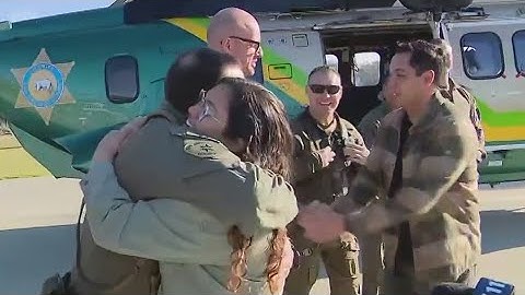 ‘Miracle’ couple reunited with first responders who rescued them in Angeles National Forest