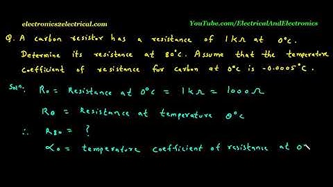 Problem on temperature coefficient of resistance 3 | Electrical Engineering