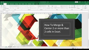 How To Merge & Center Cells In Excel | Merge multiple cells in Excel | Use of Merge a range in Excel