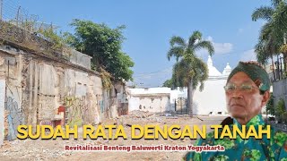 RUMAH NEMPEL BENTENG KRATON JOGJA TELAH RATA DENGAN TANAH