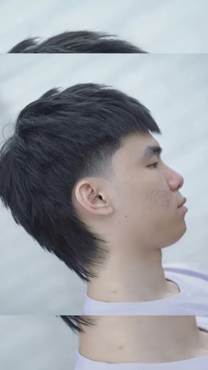 gaya rambut mullet pendek yang wajib kalian coba#shorts