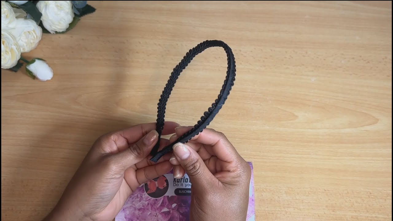 ¿Cómo forrar una diadema de metal? | Decórala como quieras.