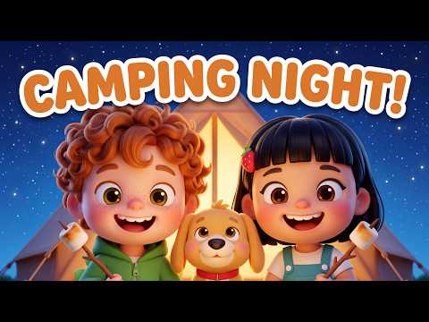 Backyard Camping Night! — Little Jingle kids song video