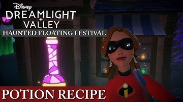 Disney Dreamlight Valley: Haunted Floating Festival: Potion Recipe Answers and Location