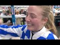 History maker Saffie Osborne fights back tears after Leger triumph! 🥹