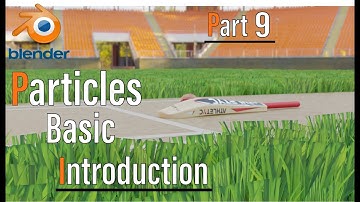 Blender 2.83 Beginner Tutorial Part 9 - Particles Basic Introduction - Urdu/Hindi