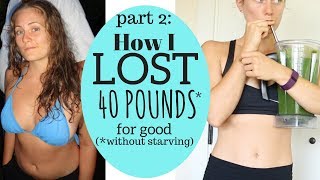 I lost 40+lbs || THIS IS HOW || Part 2 - Diet & Lifestyle
