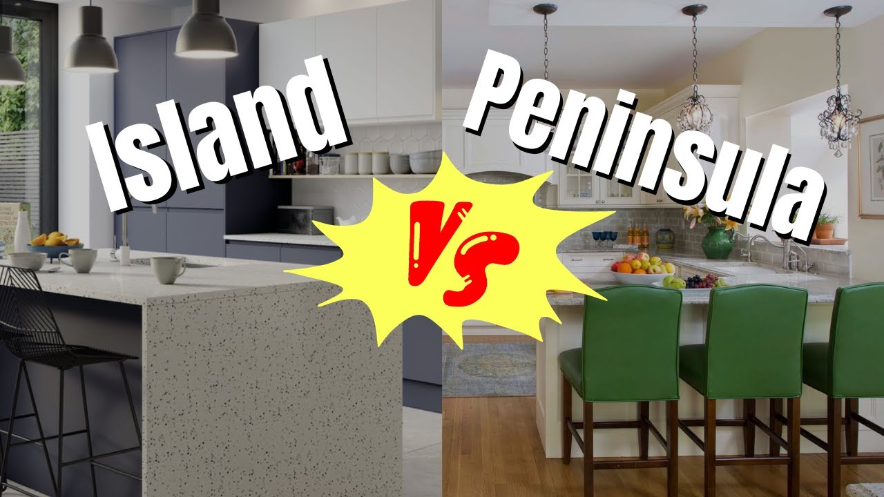 Kitchen Island VS Peninsula. Which Is Better? YouTube