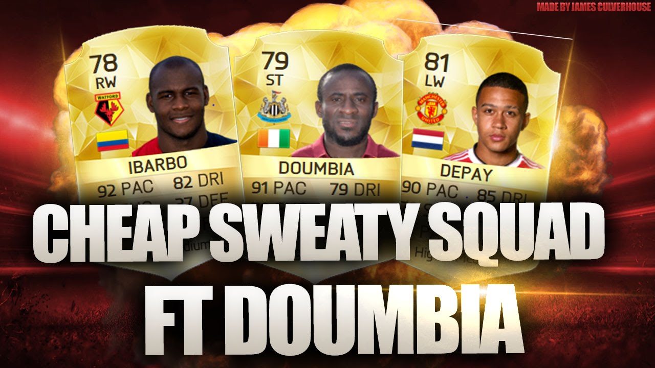 TRANSFERRED DOUMBIA - CHEAP BPL SQUAD BUILDER - FIFA 16 Winter Transfer Squad Under 50K