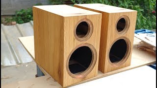 Build a Loudspeaker Box with a Router diy speaker