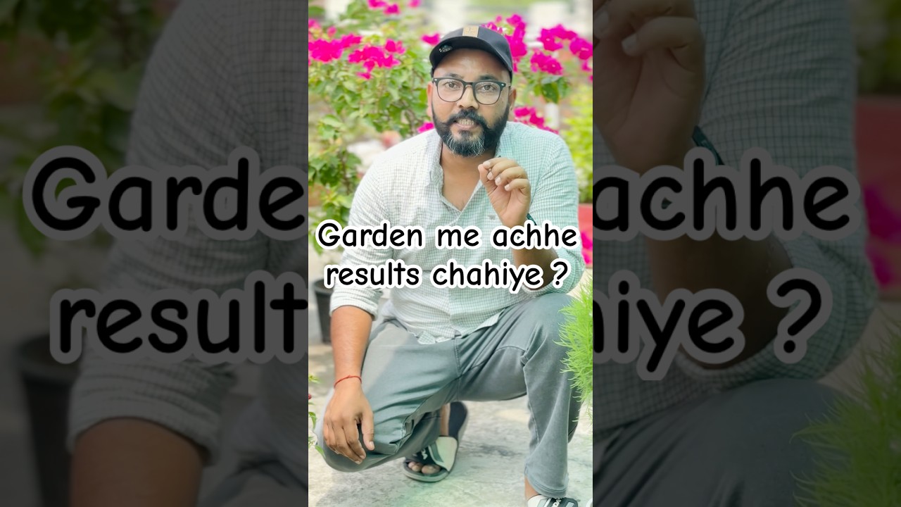 Garden me achhe results chahiye ? #garden #gardningtips #gardening