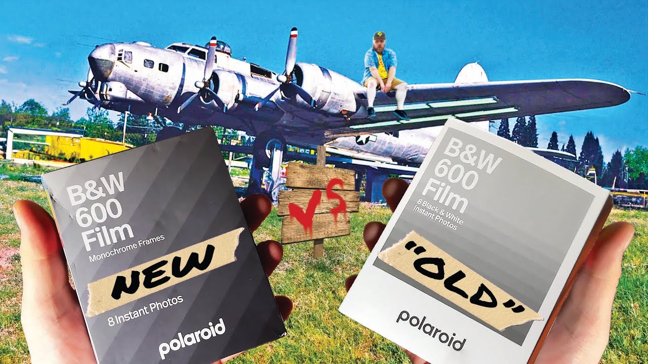 The NEW Polaroid black and white film VS the 