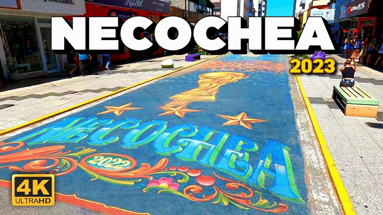 Caminando por NECOCHEA (Walking Tour) 4K | ARGENTINA.