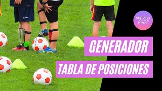 إنشاء جدول ترتيب دوري كرة القدم screenshot 4