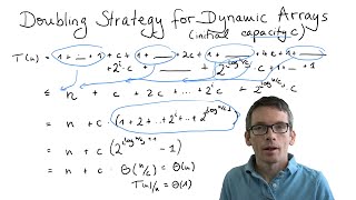 Whiteboard: Analysis of Doubling Strategy for Dynamic Arrays