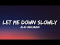 Alec Benjamin - Let Me Down Slowly (Lyrics)