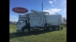 2018 Peterbilt 520 with Amrep HX450 40 YD Front Loader