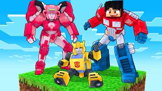 JOGANDO com uma FAMILIA DE TRANSFORMERS em APENAS UM BLOC...