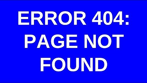 Error 404: Page Not Found